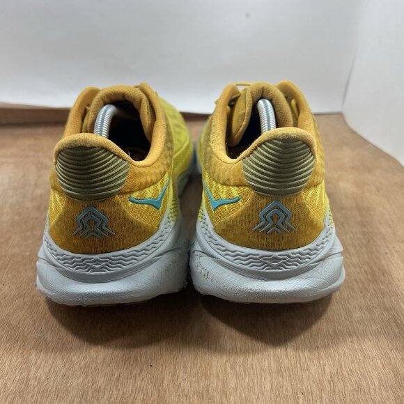 Hoka One One Challenger ATR 7 Mens 11.5 Shoes Yellow Trail Running Sneaker - Picture 4 of 10